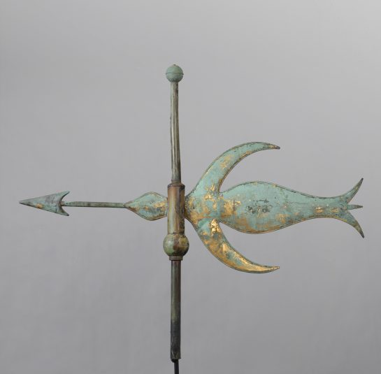 Rare and Possibly Unique Bird Form Weathervane